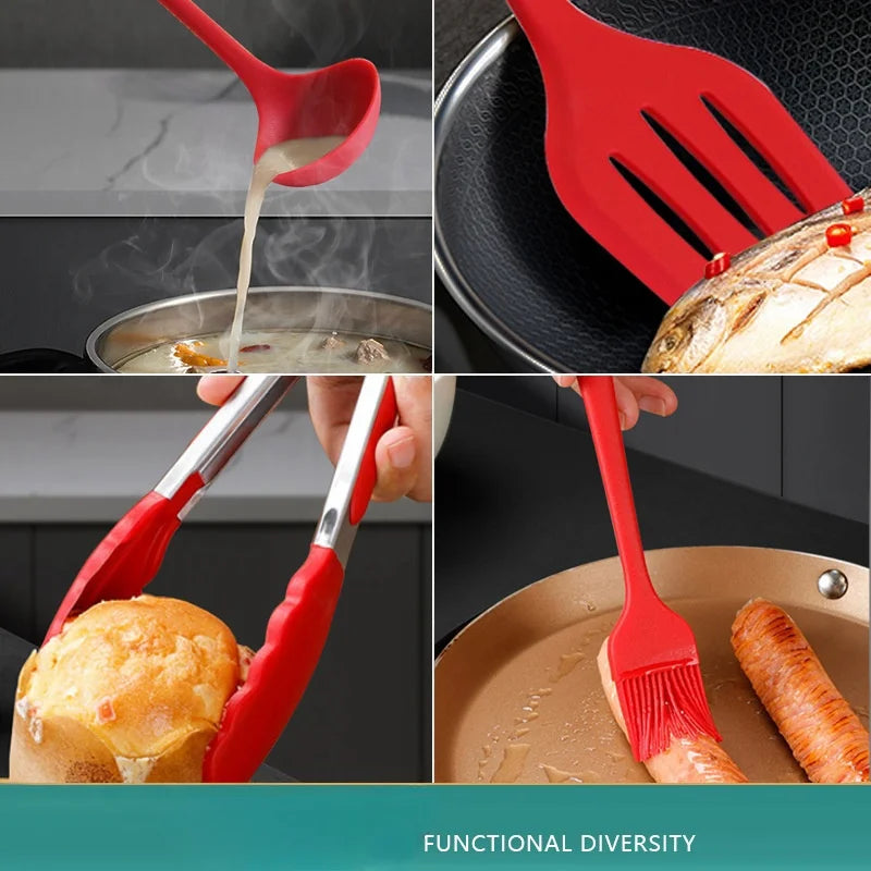 10 Piece Silicone Cookware Set for Kitchen - Image 2