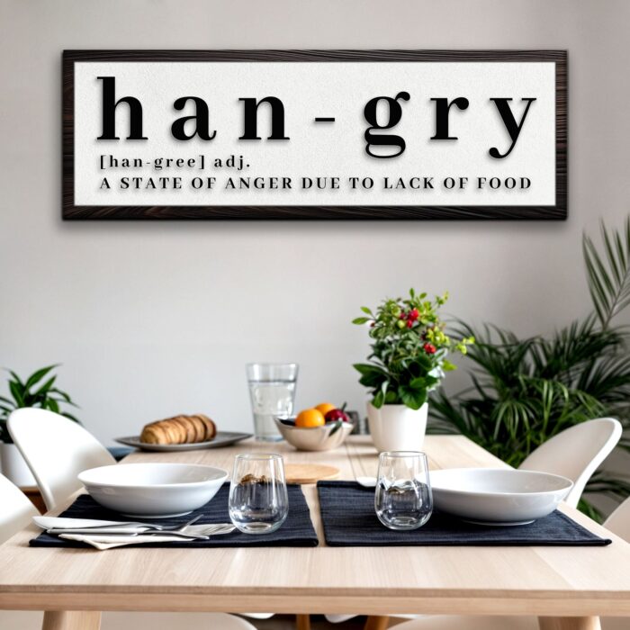 Hangry Kitchen Sign - Image 6