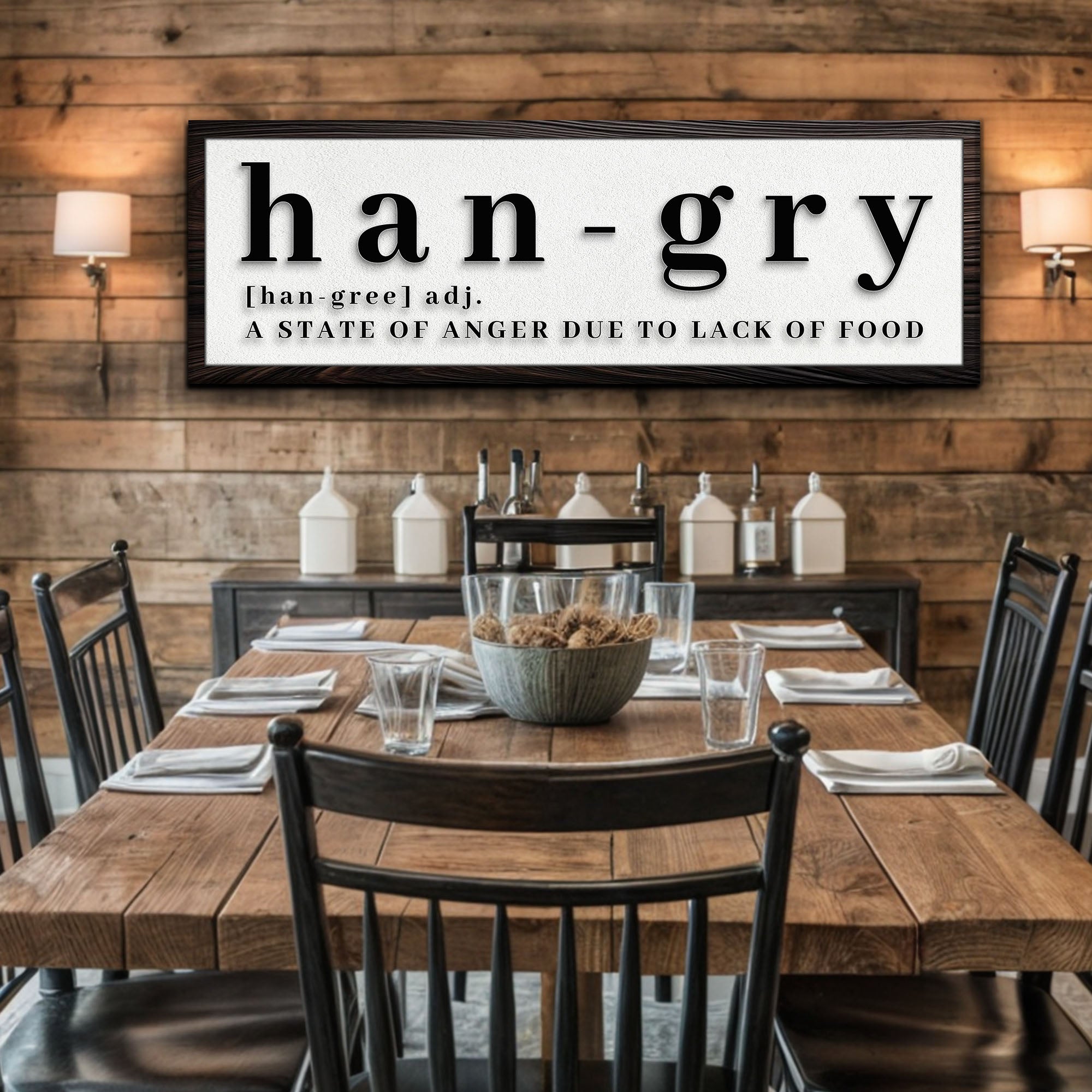 Hangry Kitchen Sign - Image 2
