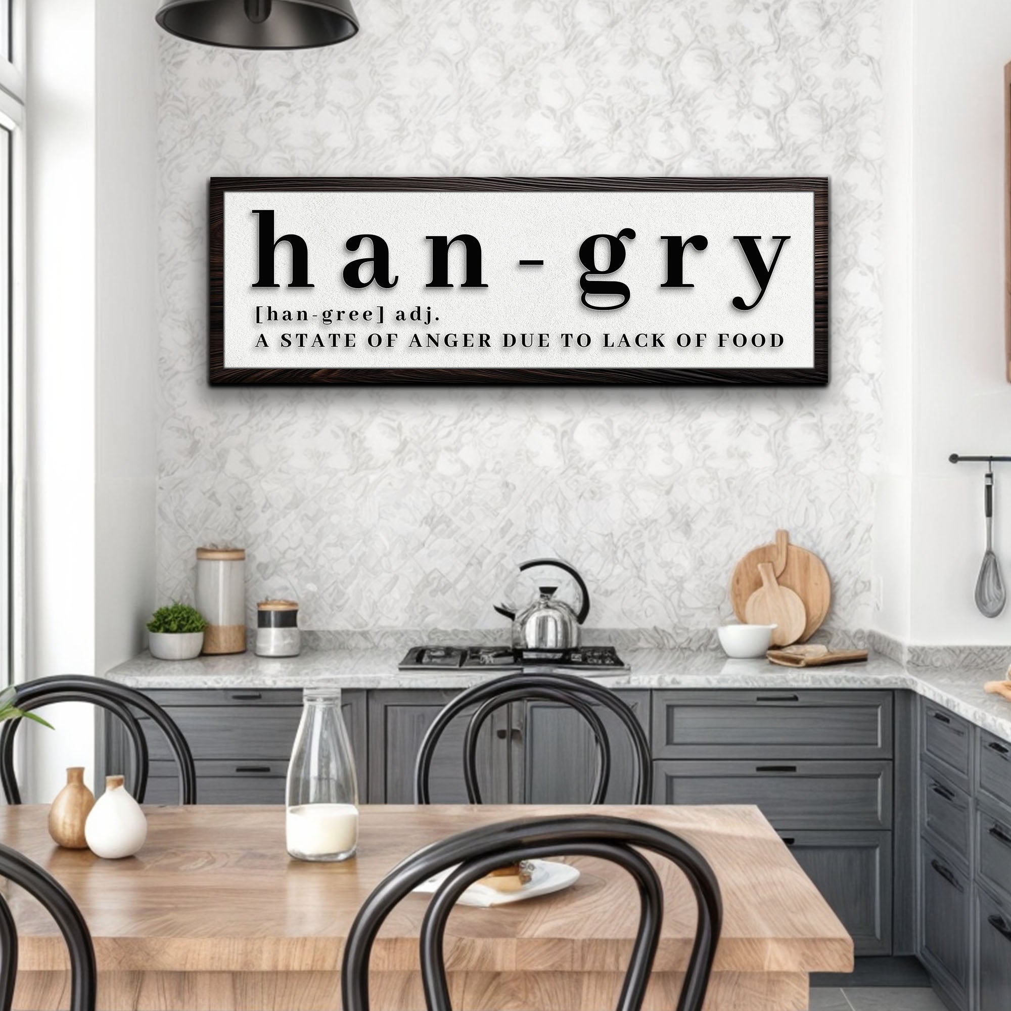 Hangry Kitchen Sign - Image 3