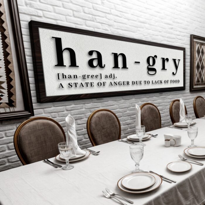 Hangry Kitchen Sign - Image 4