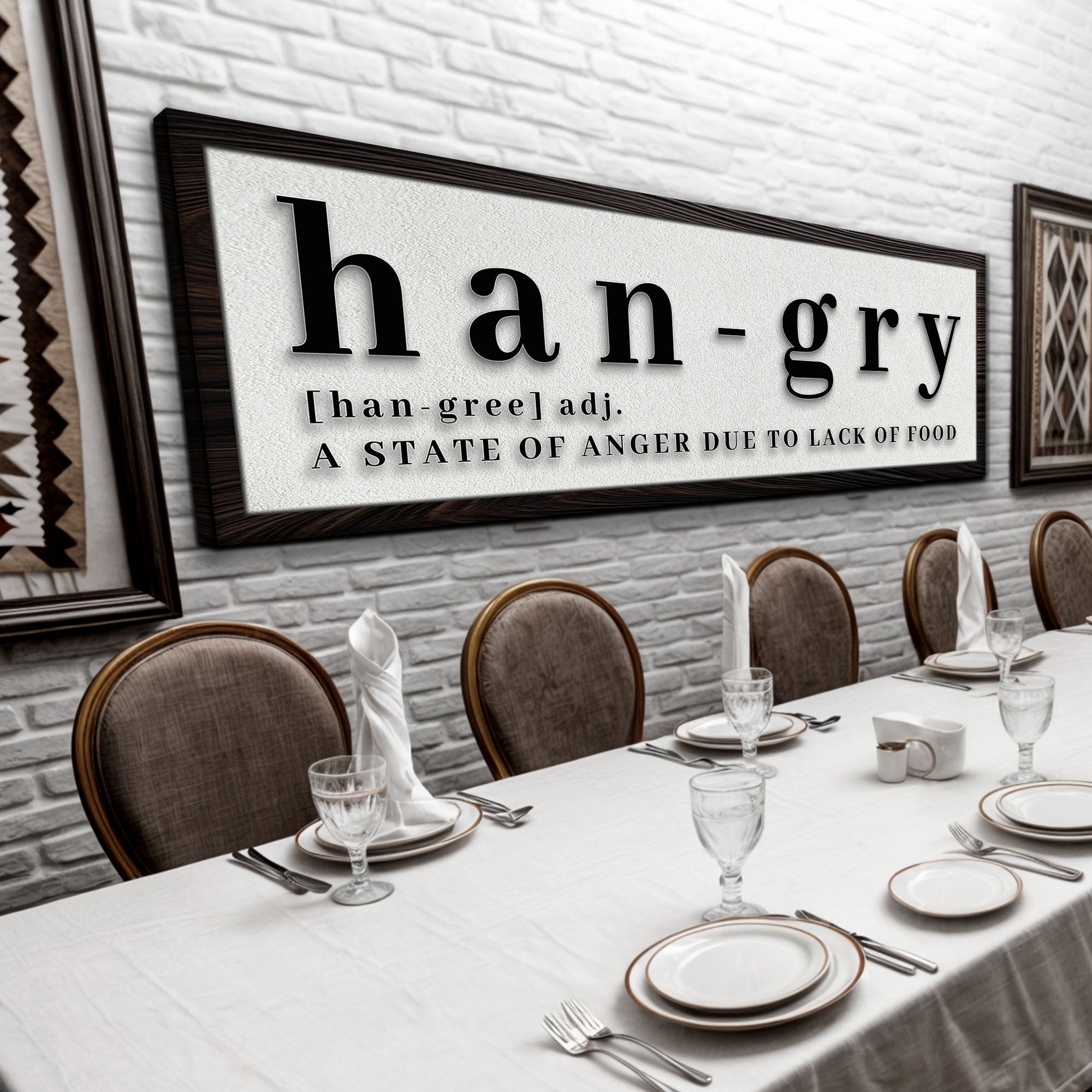 Hangry Kitchen Sign - Image 4