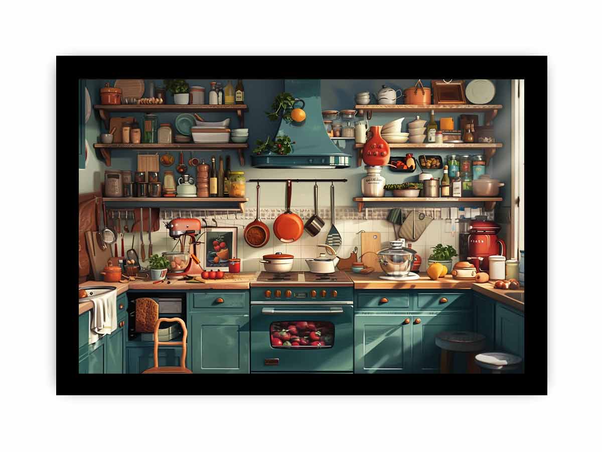 Kitchen Framed Framed Print - Image 16