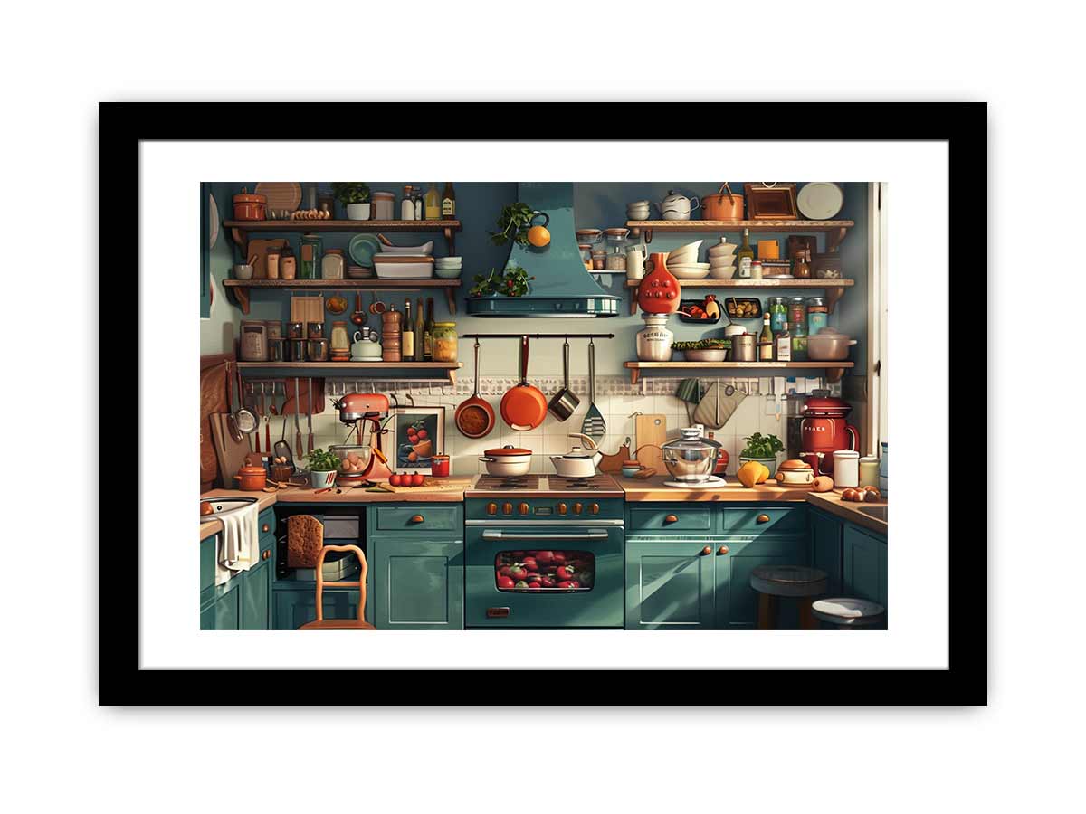 Kitchen Framed Framed Print - Image 6