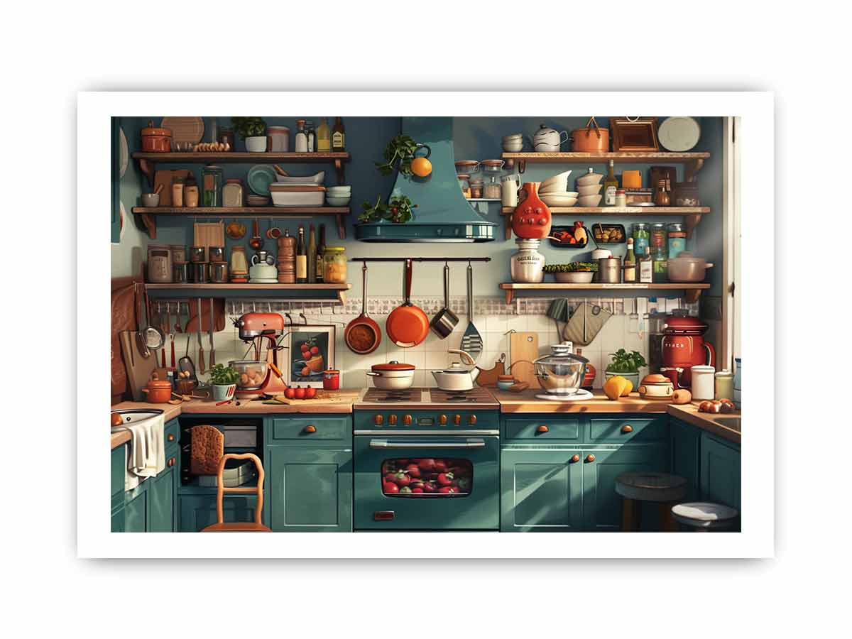 Kitchen Framed Framed Print - Image 9