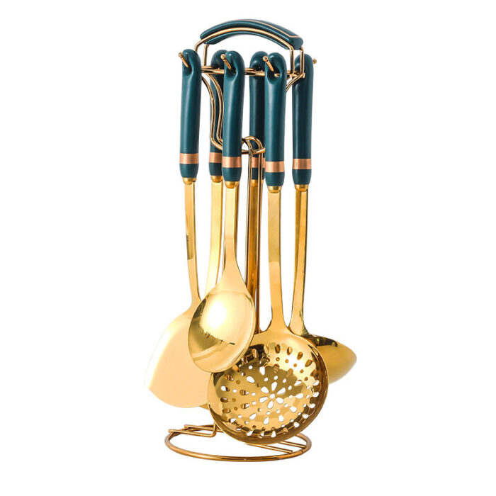 Matte Seven-Piece Kitchen Utensil Set - Image 7