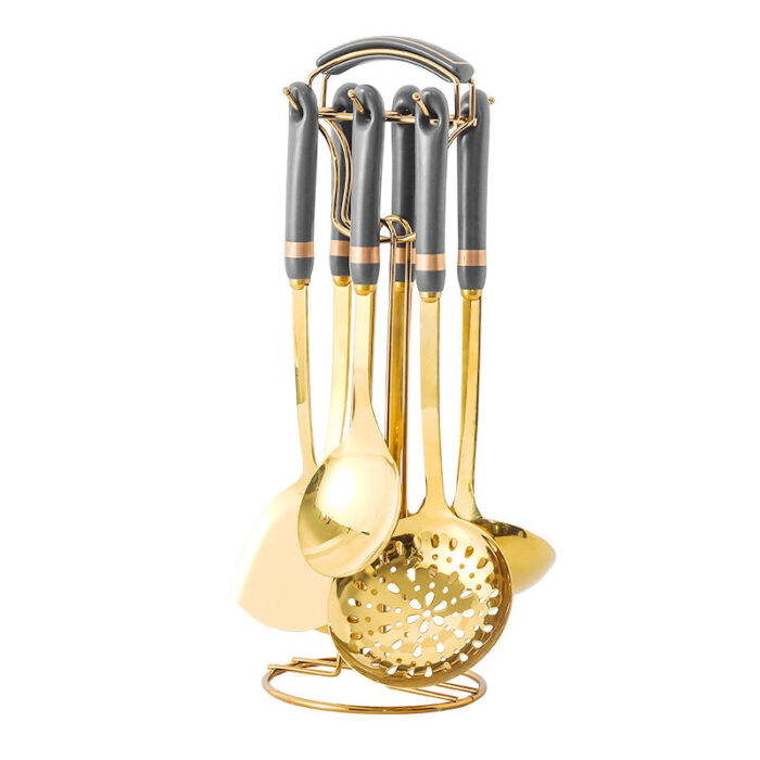 Matte Seven-Piece Kitchen Utensil Set - Image 3