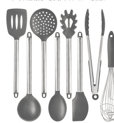 Modern and Simple Silicone Kitchen Utensil and Appliance Set - Image 3