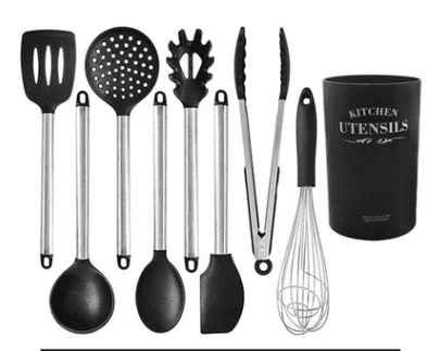 Modern and Simple Silicone Kitchen Utensil and Appliance Set - Image 5