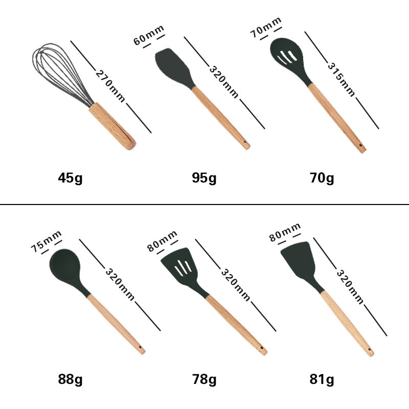 Silicone Kitchen Utensils Set - Image 3