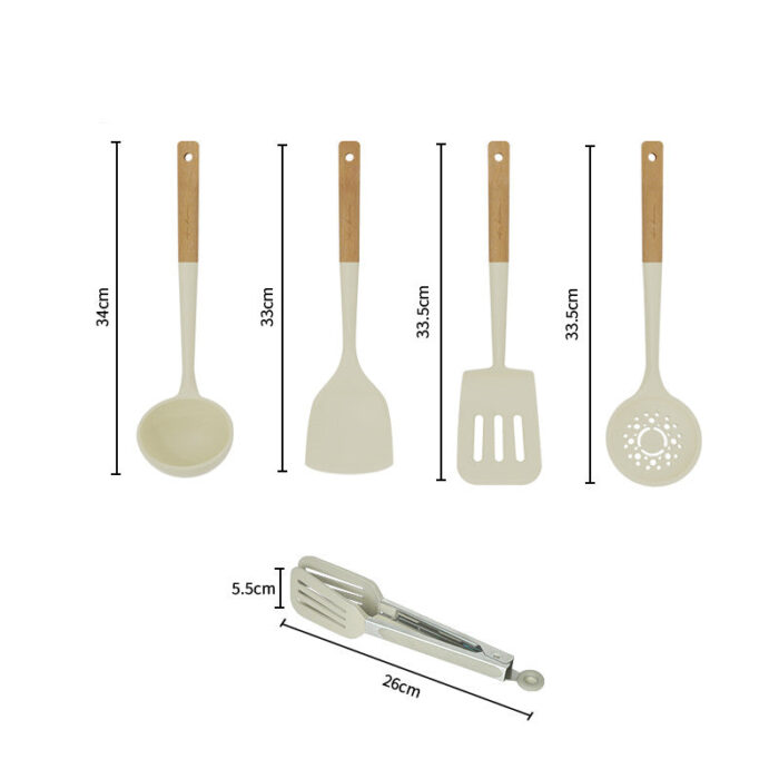 Silicone Kitchen Utensils Set - Image 12