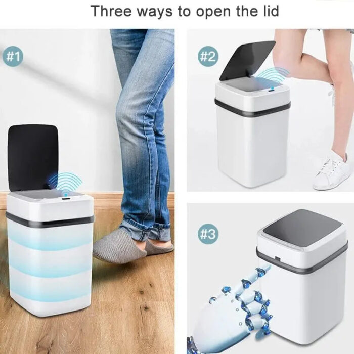 Smart Touch Kitchen Trash Bin 13L - Image 3