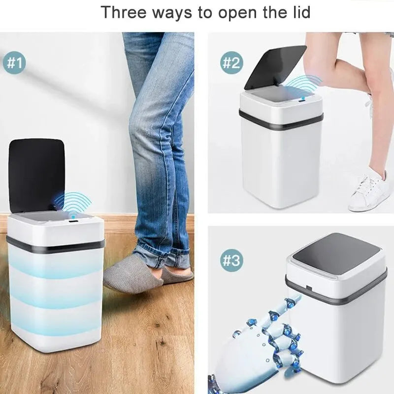 Smart Touch Kitchen Trash Bin 13L - Image 3