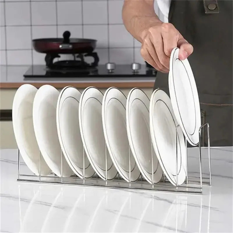 Stainless Steel Kitchen Bowl Organizer Rack - Image 5